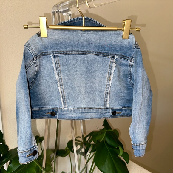 EUC Floral Joe’s Jean Embroidered Crop Jean Jacket - Picture 4 of 4